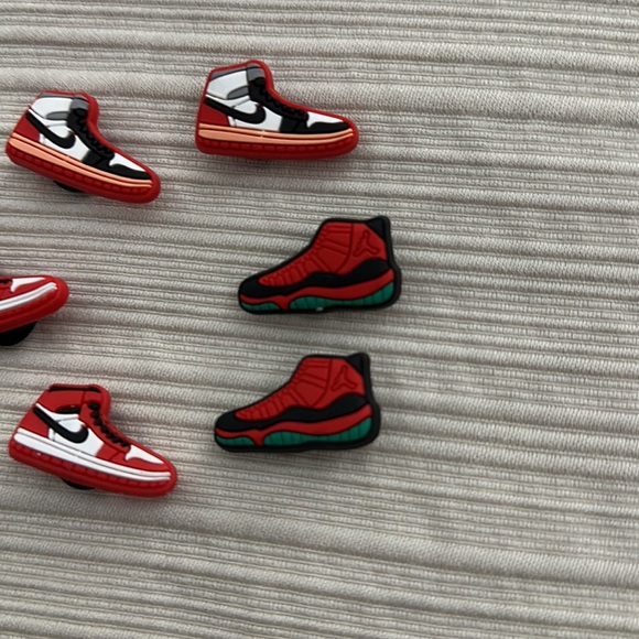 Set of 6 Nike Jordan  ShoeCharms for Shoes NEW IN PACKAGE - Picture 3 of 6